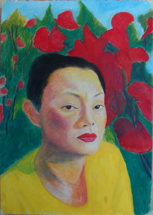 Self-portrait in the field