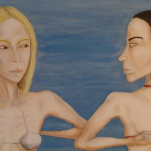 Magrissime minute accosto in spiaggia (particolare)