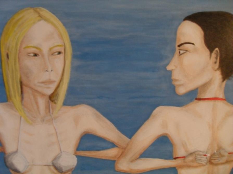 Magrissime minute accosto in spiaggia (particolare)