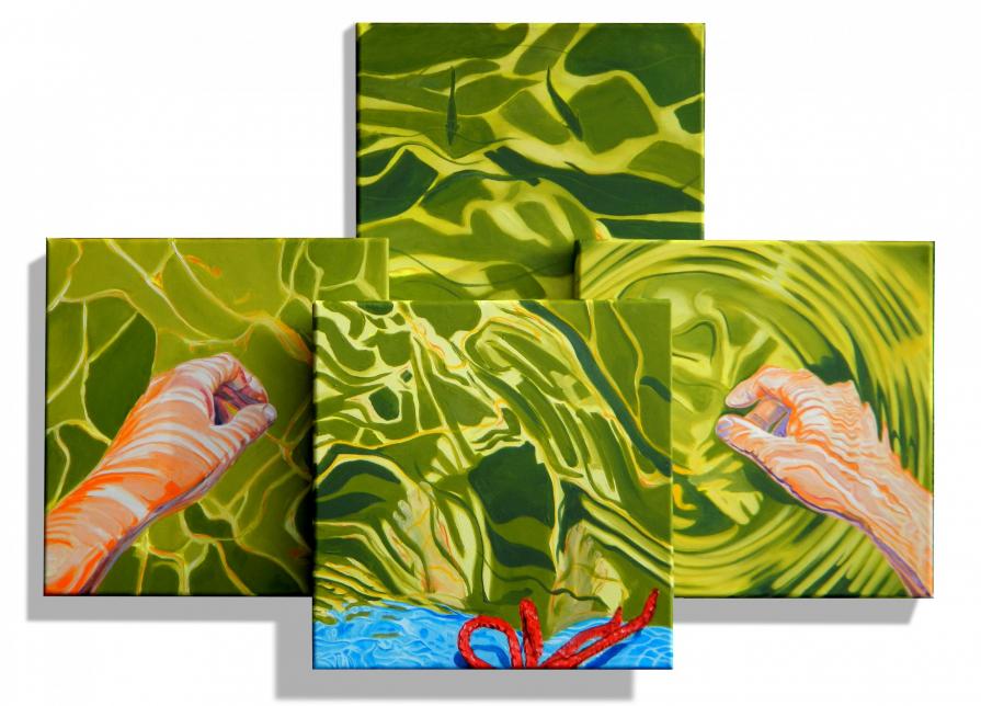 Swimming with fishes / Bad mit Fischen