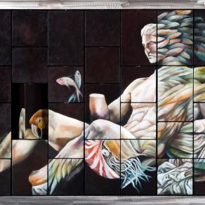 "Dionisio" (parte del corpo di lavoro ispirato ai marmi di Elgin custoditi nel British Museum).