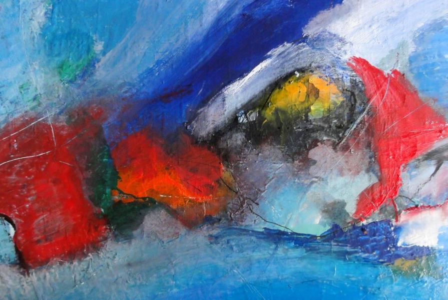 Andreas Gutt – Abstract – acrilico su tela – 70 x 50
