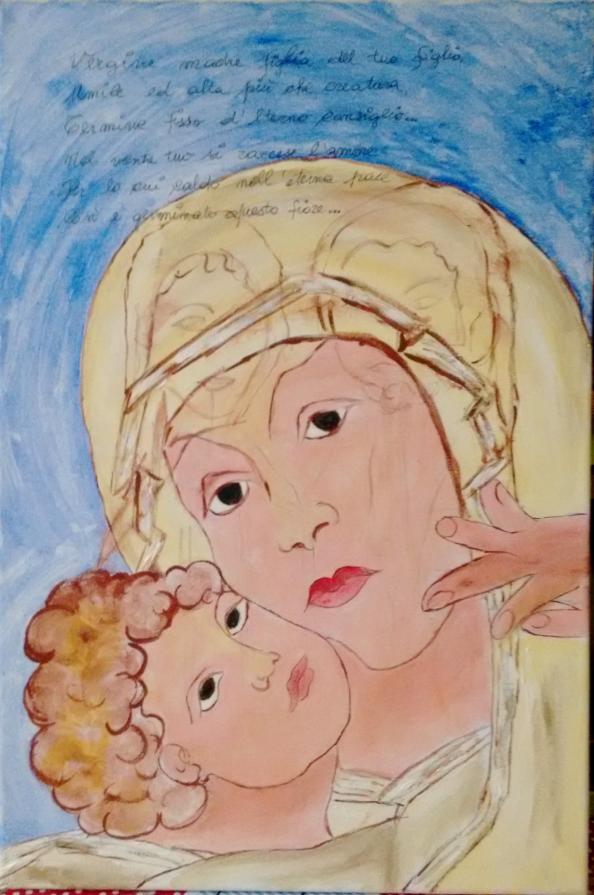 VERGINE CON BAMBINO TRA PICABIA E DANTE