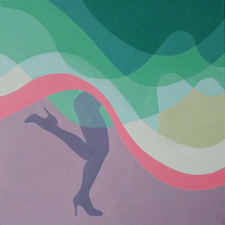 "Nel mio giardino" - Sanremo 2017 - acrilico su tela