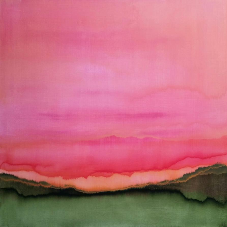 In the Delicate Pink of Mountains There is a Memory - SOLD In the Delicate Pink of Mountains There is a Memory - SOLD