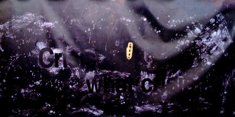 Big canvas by Giancarlo Baraldo at Resuttano Palace