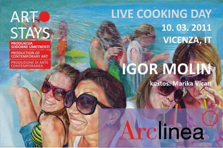 Igor Molin with  ART STAYS - LIVE COOKING DAY