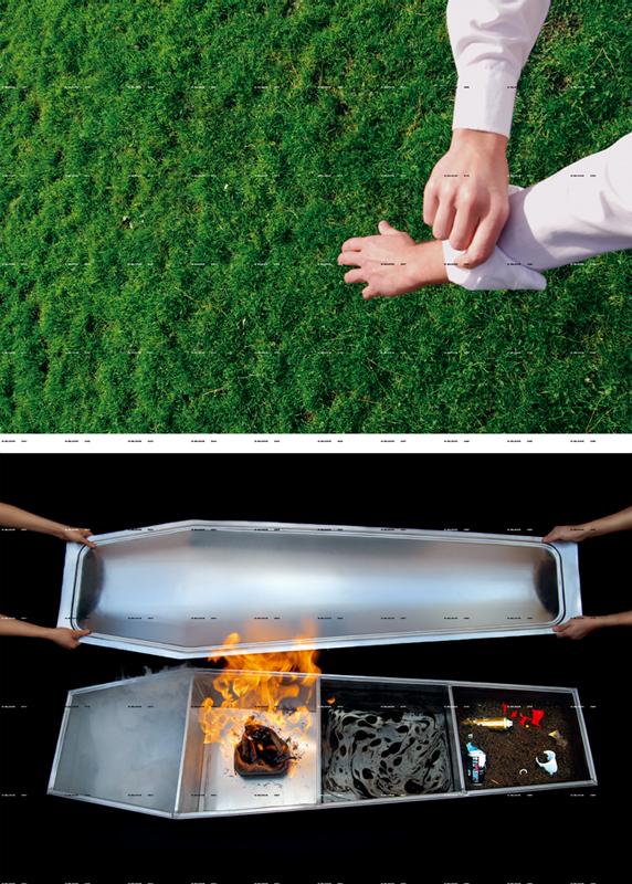 Performance, distribuzione dei pezzi dell'ultimo lavoro ECO G-BLOCK, di Germano Serafini