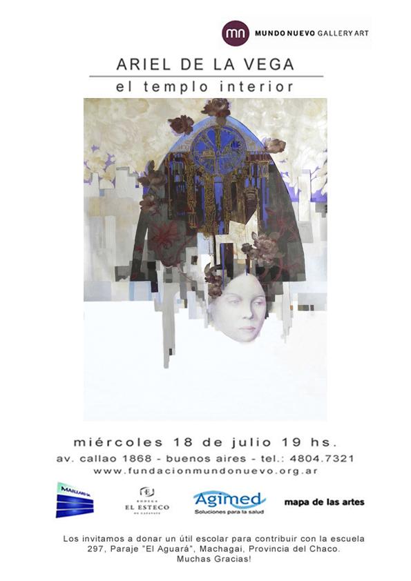 Ariel de la Vega - Mostra IL TEMPIO INTERIORE