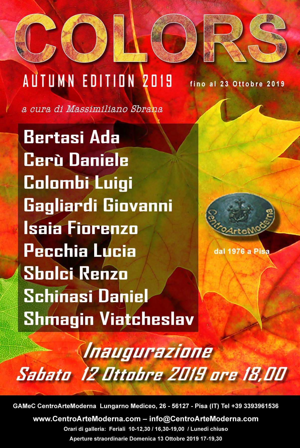 Colors: Autumn Edition 2019