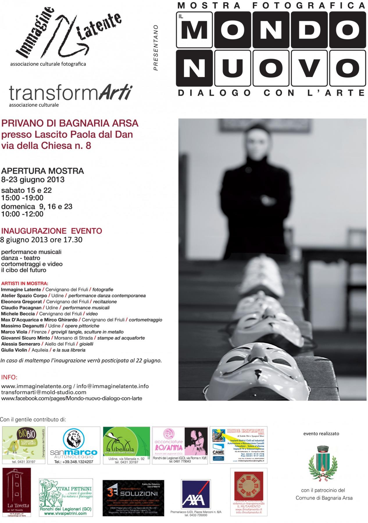 Il Mondo Nuovo:dialogo con l'arte