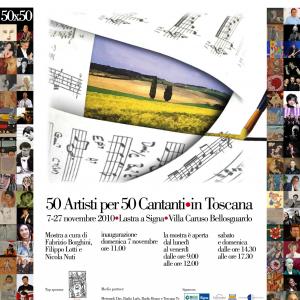 "50 PITTORI toscani per 50 CANTANTI toscani" "50 PITTORI toscani per 50 CANTANTI toscani"