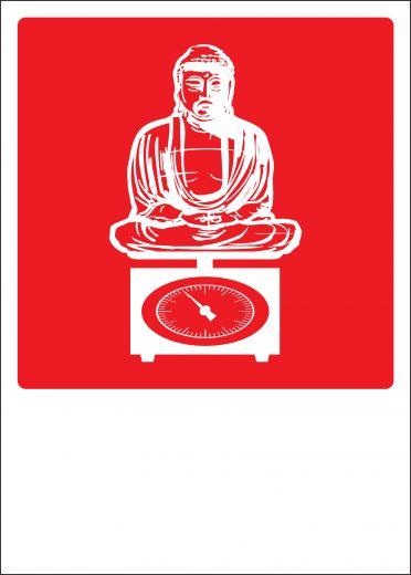 Attenzione! Budda su bilancia
