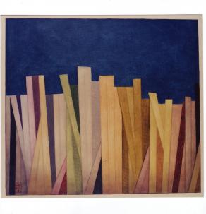 La siepe   olio su tela    100x80    1998