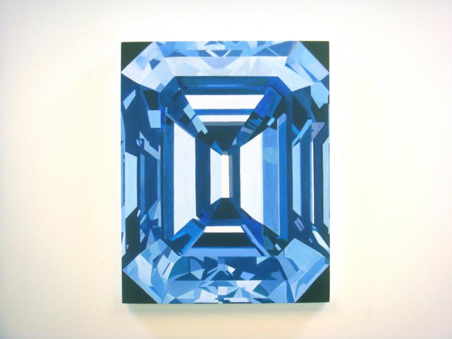 Blue Emerald Cut Diamond Blue Emerald Cut Diamond
