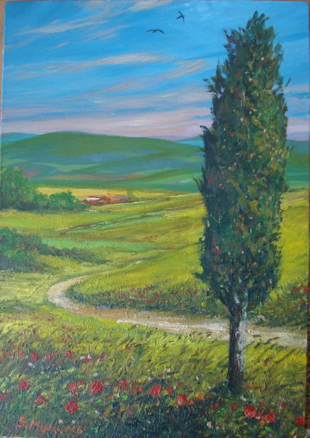 Sandro Mulinacci – Paesaggio toscano Sandro Mulinacci – Paesaggio toscano