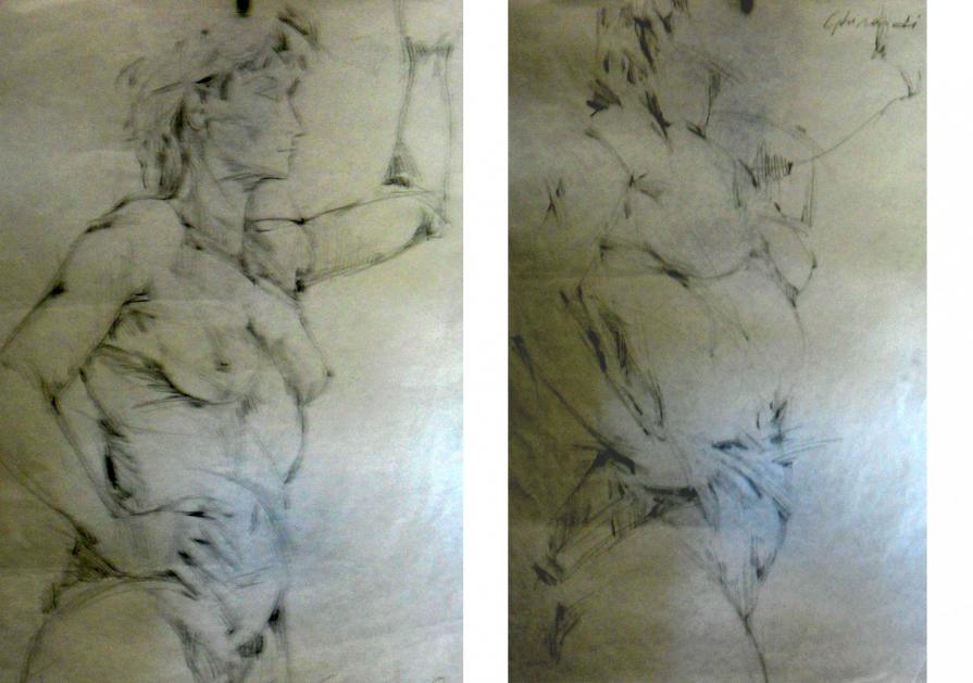 Dittico: sfaccettature di un nudo di donna