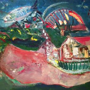 Bright fish is looking for