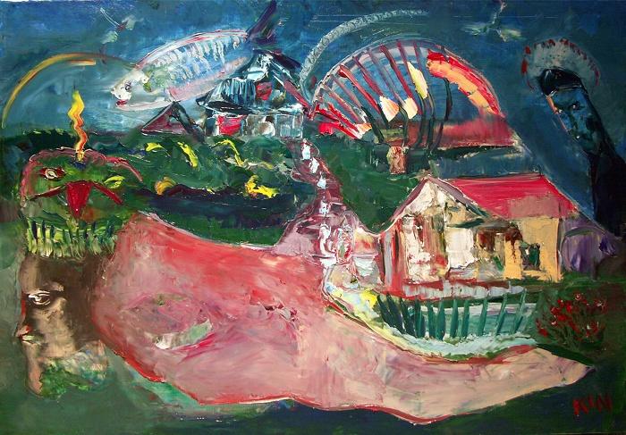 Bright fish is looking for