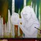 Pintura em progresso / Painting in progress "Premonição"