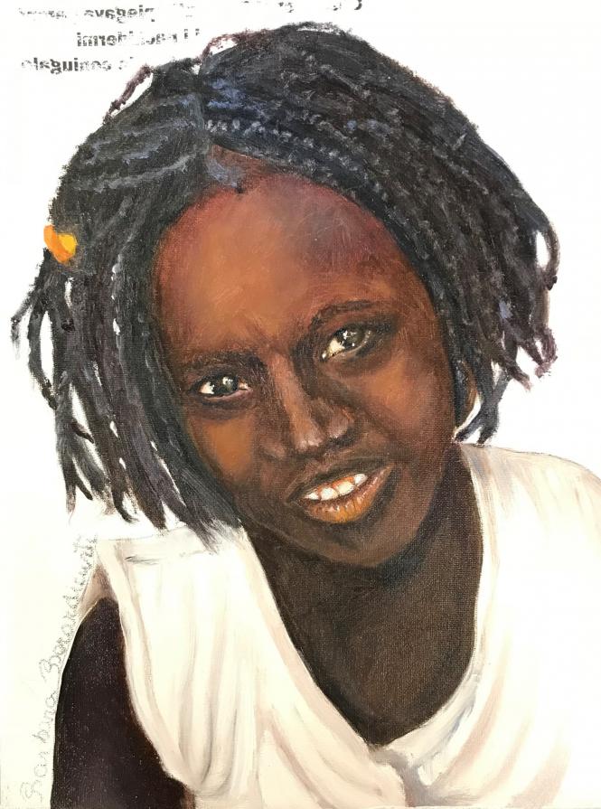 Barbara Berardicurti - Bashir - olio su tela - 18 x 24 Barbara Berardicurti - Bashir - olio su tela - 18 x 24