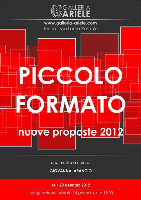 PICCOLO FORMATO: nuove proposte 2012 PICCOLO FORMATO: nuove proposte 2012