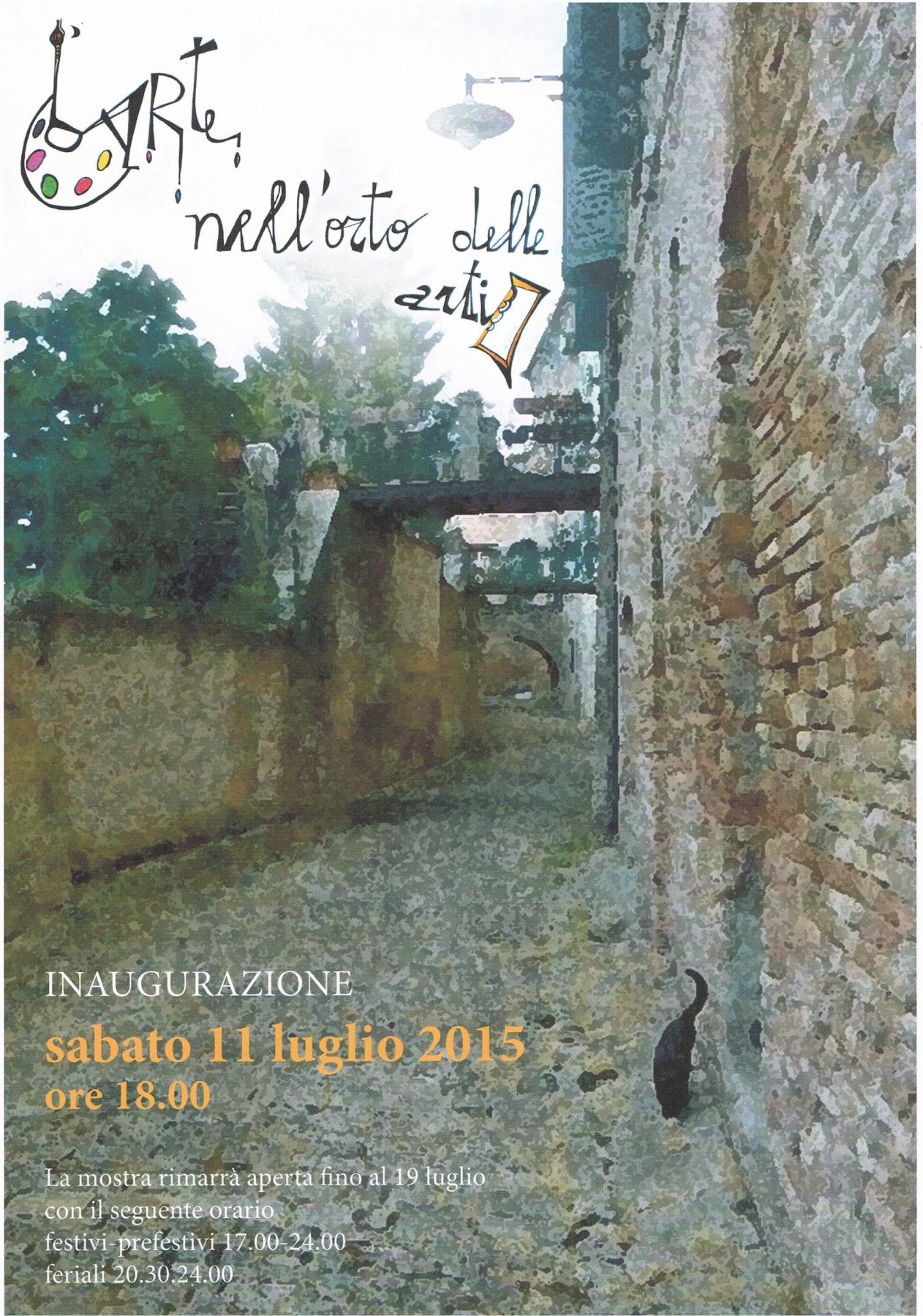 Maristella Angeli participate in the Artistic Collective "Art in the Garden of the Arts"