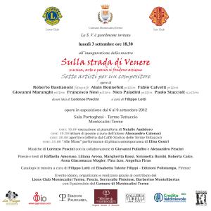 Sette artisti per un compositore Sette artisti per un compositore