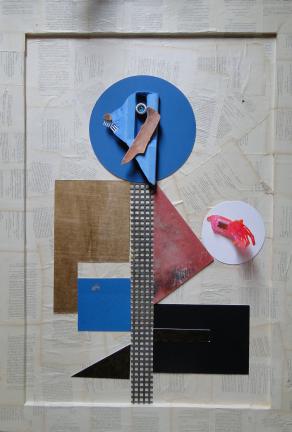 Scomposizione di cane e padrone