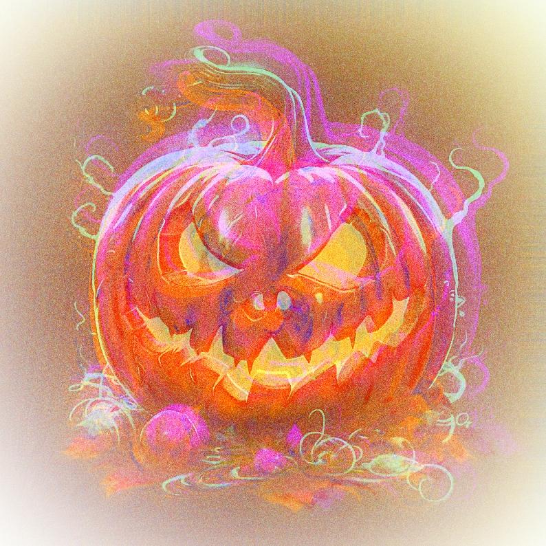 Zucche arancioni.. streghe nel cielo.. la notte di Halloween è solo un mistero...!!!