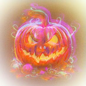 Zucche arancioni.. streghe nel cielo.. la notte di Halloween è solo un mistero...!!!