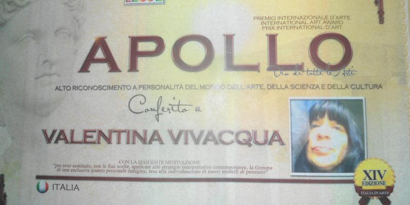 PREMIO APOLLO 2013 PREMIO APOLLO 2013