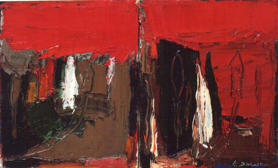 paesaggio con il rosso