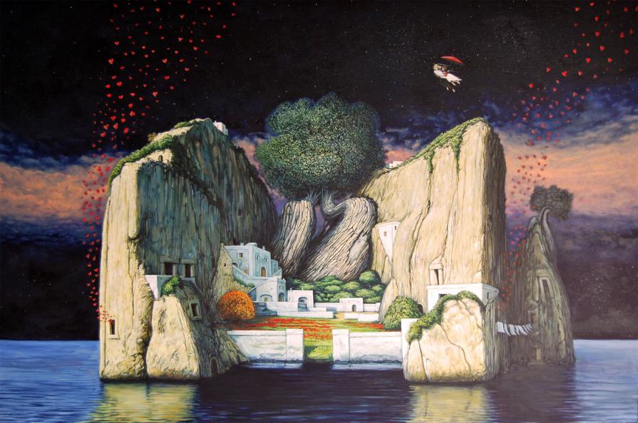 The island of love...