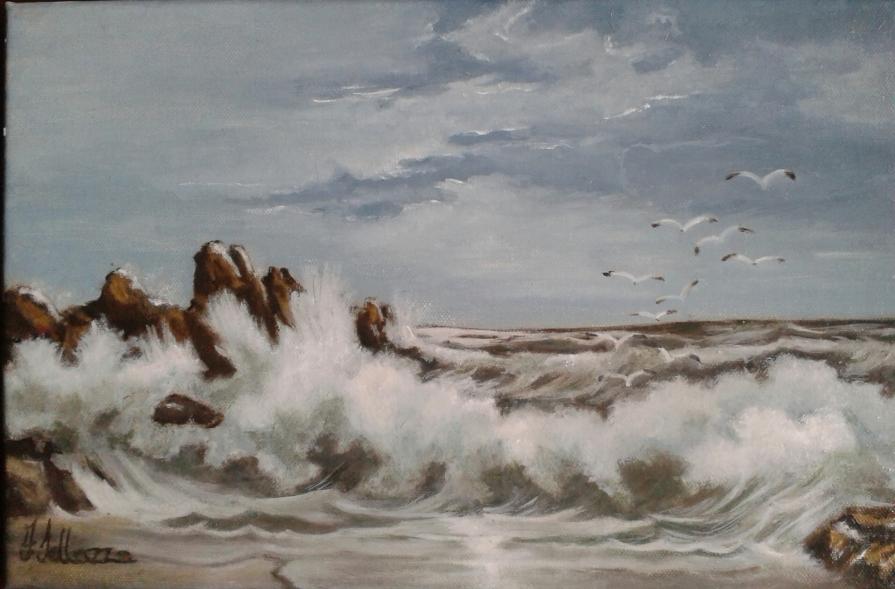 L'onda del mare - F.De Velasco (copia d'autore)