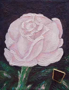 FIORI E NATURE MORTE (rosa di sera)