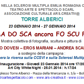 Invito Mostra collettiva "Ma Do Sca ancora Fo Scu Pi" a Bologna a Torre Alberici Invito Mostra collettiva "Ma Do Sca ancora Fo Scu Pi" a Bologna a Torre Alberici