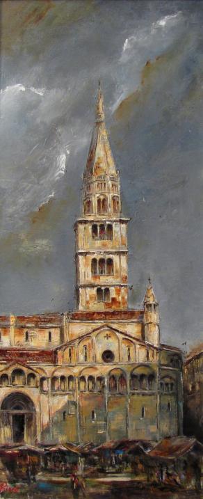 Mercato in piazza Grande N.D.