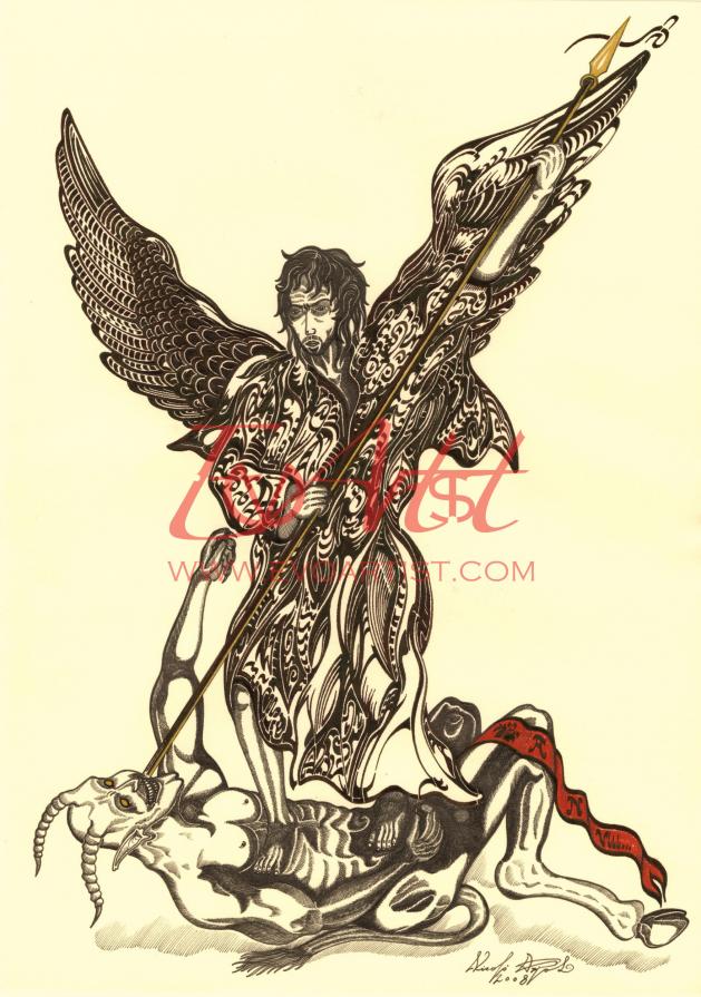 San Michele Arcangelo sconfigge il demonio 