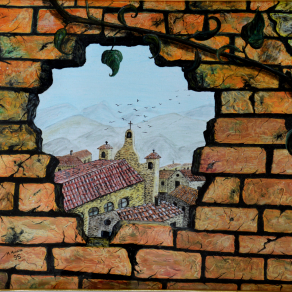  PANORAMA DAL BUCO NEL MURO