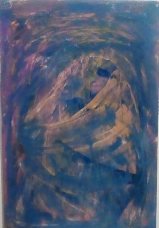 Un homo in un vortice