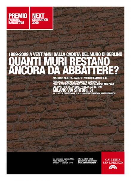 NEXT_GENERATION - PREMIO PATRIZIA BARLETTANI Collective of the 30 finalists of the Prize Patrician Barlettani edited by Roberto Milani NEXT_GENERATION - PREMIO PATRIZIA BARLETTANI Collective of the 30 finalists of the Prize Patrician Barlettani edited by Roberto Milani