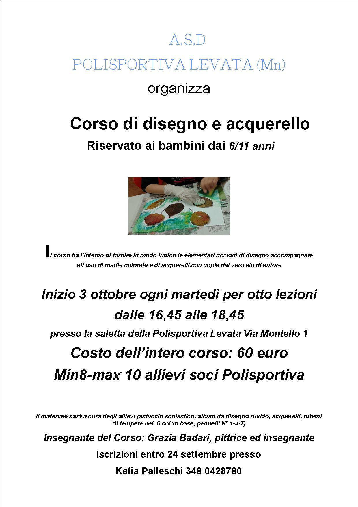 Corso di Pittura ed Acquerello per bambini