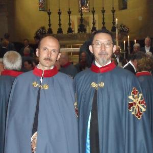 OMAR SALVAGNO INSIGNITO DELLA CROCE DI CAVALIERE E DELLA MEDAGLIA DI BENEMERENZA DEL SACRO MILITARE ORDINE COSTANTINIANO DI SAN GIORGIO