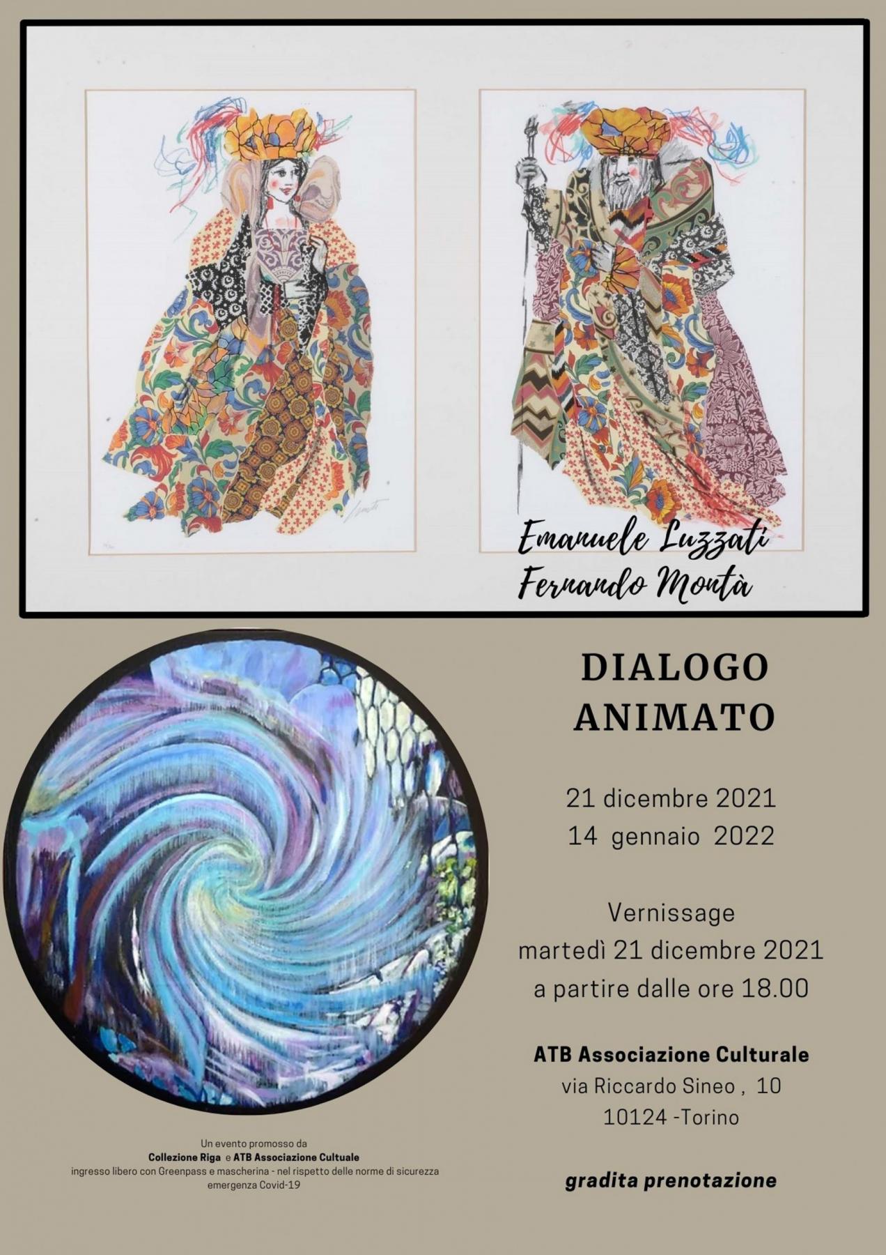 DIALOGO ANIMATO - a cura di Alessandro Allocco e Damiana Allocco - Emanuele Luzzati-Fernando Montà - ATB associazione culturale Torino