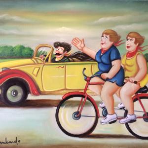 Nel mondo dei motori - opere di Salvo Lombardo in mostra al Parco Corolla a Milazzo