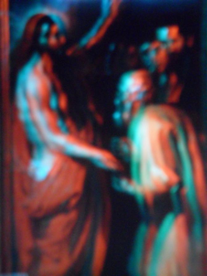 pitture 3d stereoscopiche a olio e solfati d'argento. pitture 3d stereoscopiche a olio e solfati d'argento.