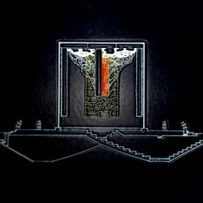 Progetto di un "Monumento per un mondo al contrario" - sezione