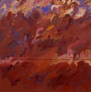 2009 - MATERIA ROSSA #3 - olio su tela 