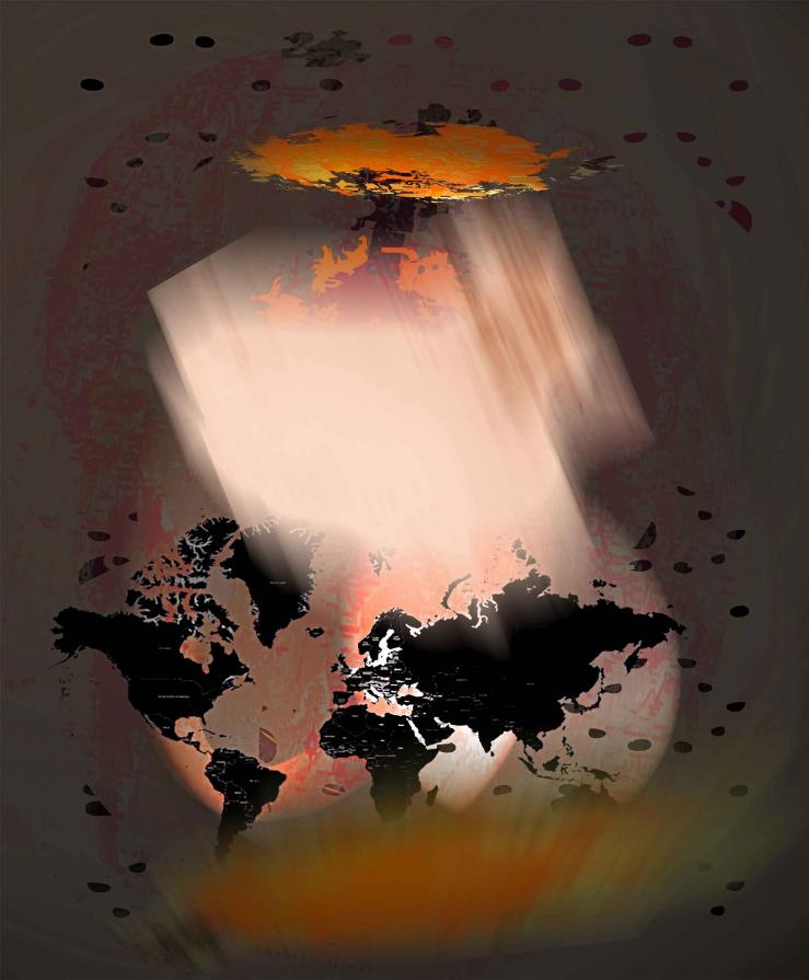 Our Earth lay by Feets